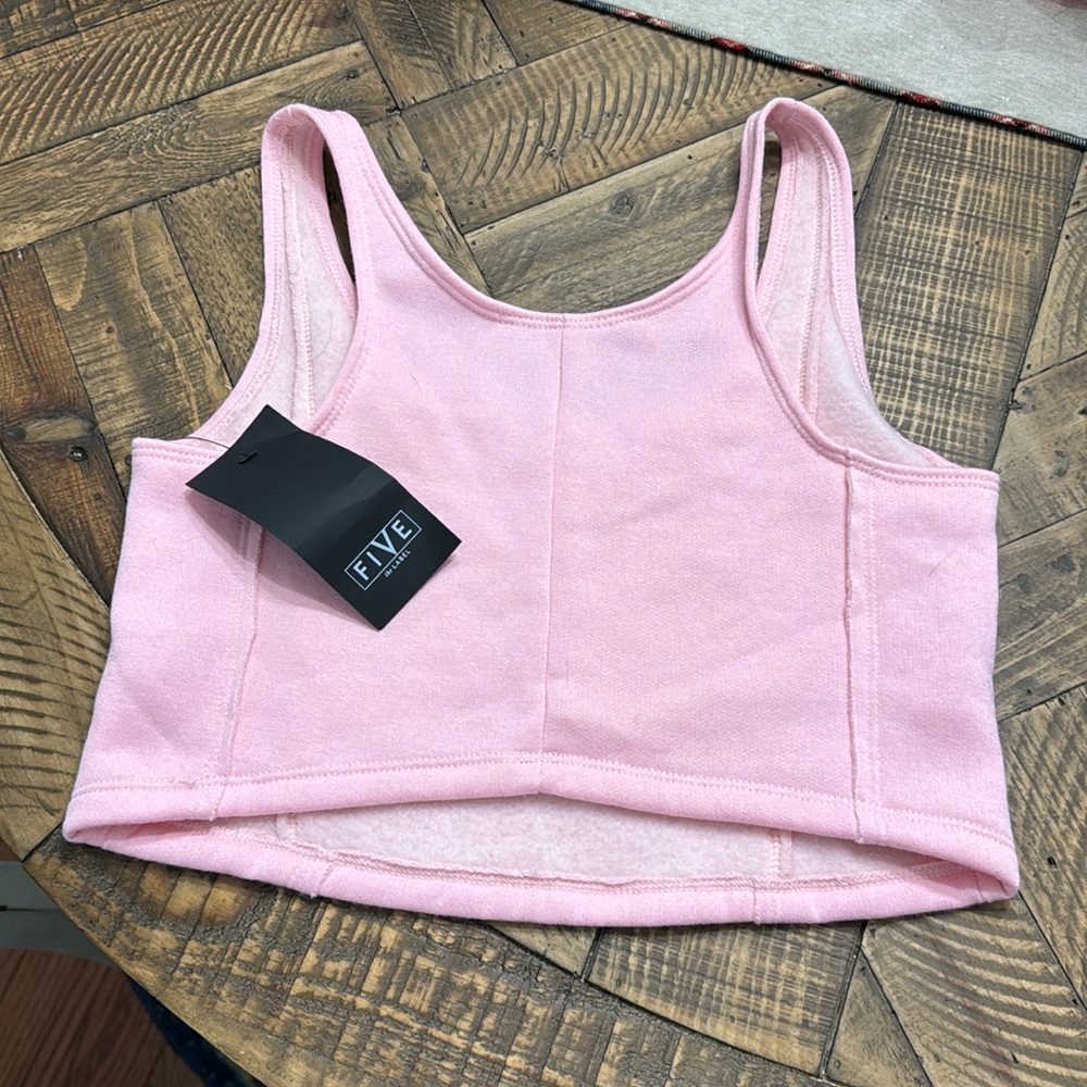 NWT Five the Label by Five Dancewear. Sweatshirt soft tank top Crop  Womens XS